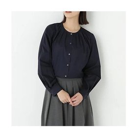 【ヒューマンウーマン/HUMAN WOMAN】のノーカラータックブラウス 人気、トレンドファッション・服の通販 founy(ファニー) ファッション Fashion レディースファッション Fashion for Women トップス・カットソー Cut & Sew Tops シャツ・ブラウス・オフィスカジュアル Elegant Blouses & Button-Ups おすすめ Recommended / Our Picks スタンダード Standard, Basic タイプライター Typewriter Fabric, Crisp Cotton タンブラー Tumbler, Travel Mug ボトム Bottoms, Lower Wear ランダム Random, Irregular ワッシャー Washer, Crinkled Finish |ID:prp329100004872258