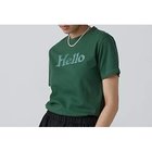 【マディソンブルー/MADISONBLUE】の【HPS別注】HELLO CREW NECK TEE 【別注】グリーン|ID: prp329100004876992 ipo3291000000036378096