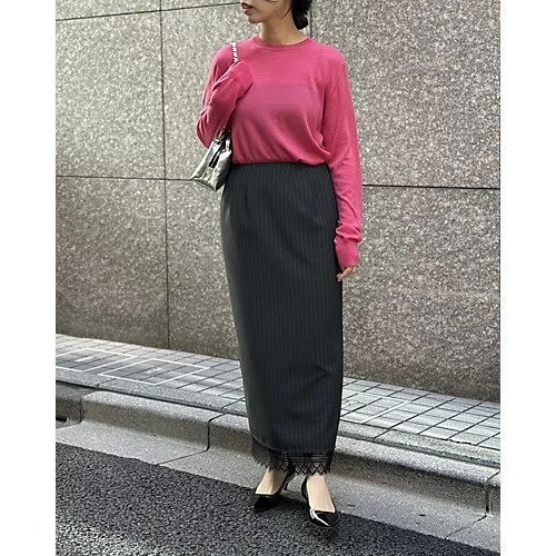 【スローン/SLOANE】の【Marisol別注】ウールシルククルーネックニット 人気、トレンドファッション・服の通販 founy(ファニー) 　ファッション　Fashion　レディースファッション　Fashion for Women　トップス・カットソー　Cut & Sew Tops　ニット　Knit Tops & Sweaters　インナー　Innerwear　コンパクト　Compact, Small Size　シルク　Silk, 100% Silk　シンプル　Simple, Minimal　エレガント 上品　Elegant　人気　Popular, Best Seller　別注　Limited Edition, Custom Order　other-3|ID: prp329100004876994 ipo3291000000036378113
