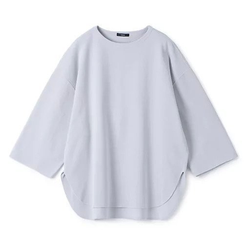 【イレーヴ/YLEVE】のCTN RIB P/O BIG インテリア・キッズ・メンズ・レディースファッション・服の通販 founy(ファニー) 　ファッション　Fashion　レディースファッション　Fashion for Women　バランス　Balance, Style Balance　ラウンド　Round, Round Neck　洗える　Machine Washable　SAX|ID: prp329100004877450 ipo3291000000036383980
