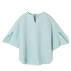 【イーバイエクラ/E by eclat】の涼やかポンチョ風ブラウス 人気、トレンドファッション・服の通販 founy(ファニー) ファッション Fashion レディースファッション Fashion for Women アウター Coat / Outerwear Collection ポンチョ・ケープコート Ponchos & Capes トップス・カットソー Cut & Sew Tops シャツ・ブラウス・オフィスカジュアル Elegant Blouses & Button-Ups シンプル Simple, Minimal ストレッチ Stretch, Stretchy Fabric スリット Slit, Slit Detail ベーシック Basic, Essential ボトム Bottoms, Lower Wear ポンチョ Poncho, Cape Style 夏 Summer 洗える Machine Washable thumbnail ミント|ID: prp329100004877451 ipo3291000000036383986