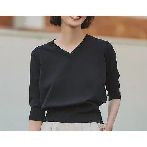 【エムセブンデイズ/M7days】の【加藤かすみさんコラボ】【洗える】着映えアンサンブルニット 人気、トレンドファッション・服の通販 founy(ファニー) 　ファッション　Fashion　レディースファッション　Fashion for Women　トップス・カットソー　Cut & Sew Tops　ニット　Knit Tops & Sweaters　アンサンブルニット　Knit Ensembles & Twin Sets　アンサンブル　Ensemble Set　カーディガン　Cardigan, Knitwear　コラボ　Collaboration, Collab　半袖　Short Sleeve, Half Sleeve　夏　Summer　洗える　Machine Washable　other-3|ID: prp329100004877526 ipo3291000000036384365