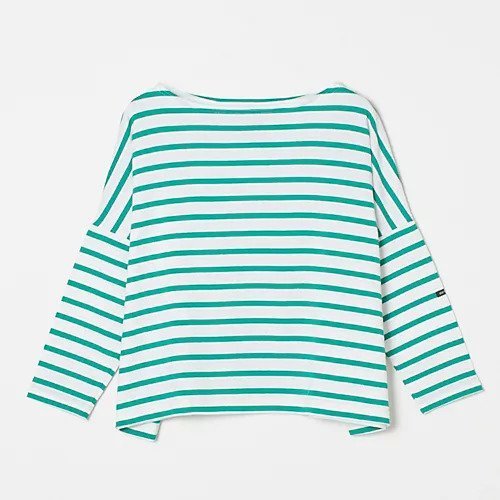 【ウティ/OUTIL】のTORICOT LOCRONAN インテリア・キッズ・メンズ・レディースファッション・服の通販 founy(ファニー) 　ファッション　Fashion　レディースファッション　Fashion for Women　コンパクト　Compact, Small Size　ドロップ　Drop Shoulder, Dropped Style　ボーダー　Border, Stripe　洗える　Machine Washable　White/green|ID: prp329100004877533 ipo3291000000036384456