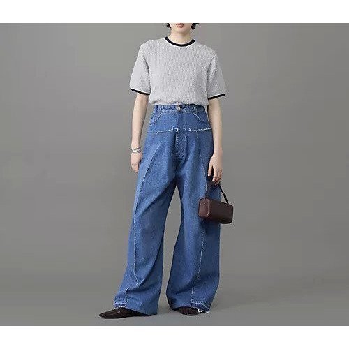 【ライテンダー/RYE TENDER】の【HPS別注】半袖ニット 人気、トレンドファッション・服の通販 founy(ファニー) 　ファッション　Fashion　レディースファッション　Fashion for Women　トップス・カットソー　Cut & Sew Tops　ニット　Knit Tops & Sweaters　畦　Ribbed Knit　クラシック　Classic, Timeless Style　コンパクト　Compact, Small Size　スポーティ　Sporty, Casual Athletic　トリミング　Trimming, Decorative Edge　バランス　Balance, Style Balance　別注　Limited Edition, Custom Order　半袖　Short Sleeve, Half Sleeve　夏　Summer　other-3|ID: prp329100004877535 ipo3291000000036384500