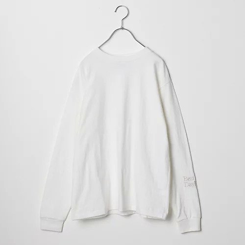 【アメリカーナ/Americana】の【五明祐子さんコラボ】【洗える】エンブロイダリーロングスリーブT インテリア・キッズ・メンズ・レディースファッション・服の通販 founy(ファニー) 　ファッション　Fashion　レディースファッション　Fashion for Women　インナー　Innerwear　コラボ　Collaboration, Collab　ビッグ　Big, Oversized　レギュラー　Regular, Standard Fit　洗える　Machine Washable　ホワイト|ID: prp329100004877538 ipo3291000000036384528