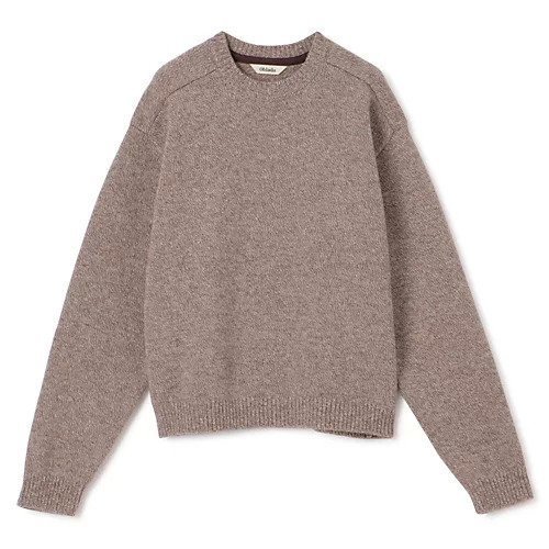 【オブラダ/Oblada】のWILLIAM KNIT インテリア・キッズ・メンズ・レディースファッション・服の通販 founy(ファニー) 　ファッション　Fashion　レディースファッション　Fashion for Women　トップス・カットソー　Cut & Sew Tops　ニット　Knit Tops & Sweaters　デニム　Denim, Jeans Material　人気　Popular, Best Seller　バランス　Balance, Style Balance　プレーン　Plain, Simple　別注　Limited Edition, Custom Order　ミリタリー　Military, Army Style　冬　Winter / This Winter　日本製　Made In Japan　エレガント 上品　Elegant　MIX BEIGE|ID: prp329100004877545 ipo3291000000036384581