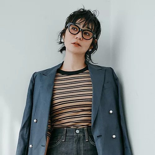 【スローン/SLOANE】のベアテレコ ボーダー5分袖クルーネック 人気、トレンドファッション・服の通販 founy(ファニー) 　ファッション　Fashion　レディースファッション　Fashion for Women　トップス・カットソー　Cut & Sew Tops　シルク　Silk, 100% Silk　ストレッチ　Stretch, Stretchy Fabric　テレコ　Ribbed, Rib Stitch　ボーダー　Border, Stripe　other-3|ID: prp329100004877558 ipo3291000000036384682