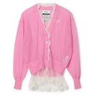 【ミュベール/MUVEIL】のシアーレースカーディガン 人気、トレンドファッション・服の通販 founy(ファニー) ファッション Fashion レディースファッション Fashion for Women トップス・カットソー Cut & Sew Tops カーディガン・羽織り Layered Style Cardigans カーディガン Cardigan, Knitwear コンパクト Compact, Small Size バランス Balance, Style Balance ビビッド Vivid, Bright Tone ランジェリー Lingerie, Intimate Wear thumbnail pink|ID: prp329100004877559 ipo3291000000036384684