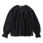 【エムセブンデイズ/M7days】の【加藤かすみさんコラボ】【洗える】 大人レースブラウス 人気、トレンドファッション・服の通販 founy(ファニー) ファッション Fashion レディースファッション Fashion for Women トップス・カットソー Cut & Sew Tops シャツ・ブラウス・オフィスカジュアル Elegant Blouses & Button-Ups カフス Cuff Design キャミソール Camisole, Spaghetti Strap Top ギャザー Gathered, Ruffled コラボ Collaboration, Collab シンプル Simple, Minimal レース Lace, Lace Fabric エレガント 上品 Elegant 洗える Machine Washable ビジネス 仕事 通勤 Business / Work / Commuting thumbnail ブラック|ID: prp329100004877569 ipo3291000000036384770