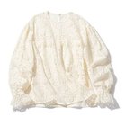 【エムセブンデイズ/M7days】の【加藤かすみさんコラボ】【洗える】 大人レースブラウス 人気、トレンドファッション・服の通販 founy(ファニー) ファッション Fashion レディースファッション Fashion for Women トップス・カットソー Cut & Sew Tops シャツ・ブラウス・オフィスカジュアル Elegant Blouses & Button-Ups カフス Cuff Design キャミソール Camisole, Spaghetti Strap Top ギャザー Gathered, Ruffled コラボ Collaboration, Collab シンプル Simple, Minimal レース Lace, Lace Fabric エレガント 上品 Elegant 洗える Machine Washable ビジネス 仕事 通勤 Business / Work / Commuting thumbnail アイボリー|ID: prp329100004877569 ipo3291000000036384771