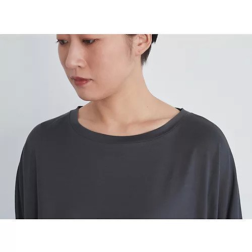 【ドレスハーセルフ/DRESS HERSELF】のシルクモダールドルマンスリーブ 人気、トレンドファッション・服の通販 founy(ファニー) 　ファッション　Fashion　レディースファッション　Fashion for Women　シルク　Silk, 100% Silk　シンプル　Simple, Minimal　スリーブ　Sleeve, Long Sleeve / Short Sleeve　ロング　Long, Long-Length　夏　Summer　洗える　Machine Washable　other-3|ID: prp329100004877573 ipo3291000000036384880