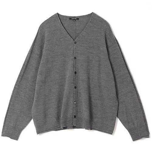 【パドカレ/pas de calais】の25AWエアリーウール浅VC/D インテリア・キッズ・メンズ・レディースファッション・服の通販 founy(ファニー) 　ファッション　Fashion　レディースファッション　Fashion for Women　2025年　2025　2025-2026秋冬・A/W　Autumn/Winter 2025–26 AW25–26　なめらか　Smooth, Silky Texture　エアリー　Airy Texture　カーディガン　Cardigan, Knitwear　ベーシック　Basic, Essential　ホールガーメント　WholeGarment, Seamless Knit　A/W・秋冬　Autumn/Winter　TOPグレー|ID: prp329100004877583 ipo3291000000036385005