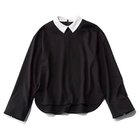 【エムセブンデイズ/M7days】の襟つき2WAYトップス 人気、トレンドファッション・服の通販 founy(ファニー) ファッション Fashion レディースファッション Fashion for Women トップス・カットソー Cut & Sew Tops 洗える Machine Washable カットソー Cut and Sewn Top シルケット Silket, Silky Cotton シンプル Simple, Minimal ストレッチ Stretch, Stretchy Fabric なめらか Smooth, Silky Texture バランス Balance, Style Balance エレガント 上品 Elegant ビジネス 仕事 通勤 Business / Work / Commuting thumbnail ブラック|ID: prp329100004877584 ipo3291000000036385010