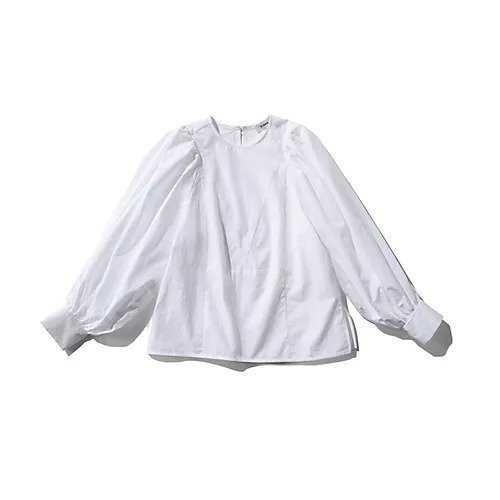 【シンメ/SINME】のSINME 10th anniversary 板谷由夏 石田ゆり子 collaboration shirt(ボリュームシャツ ) インテリア・キッズ・メンズ・レディースファッション・服の通販 founy(ファニー) 　ファッション　Fashion　レディースファッション　Fashion for Women　トップス・カットソー　Cut & Sew Tops　シャツ・ブラウス・オフィスカジュアル　Elegant Blouses & Button-Ups　ウォッシュ　Washed Finish　ギャザー　Gathered, Ruffled　フロント　Front, Front Design　ヴィンテージ　Vintage Style　夏　Summer　洗える　Machine Washable　ホワイト|ID: prp329100004877585 ipo3291000000036385015