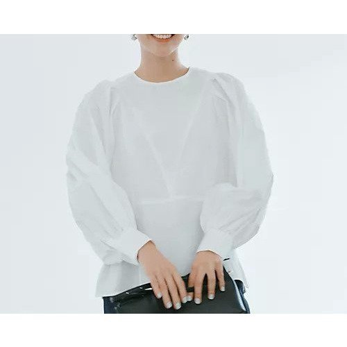 【シンメ/SINME】のSINME 10th anniversary 板谷由夏 石田ゆり子 collaboration shirt(ボリュームシャツ ) 人気、トレンドファッション・服の通販 founy(ファニー) 　ファッション　Fashion　レディースファッション　Fashion for Women　トップス・カットソー　Cut & Sew Tops　シャツ・ブラウス・オフィスカジュアル　Elegant Blouses & Button-Ups　ウォッシュ　Washed Finish　ギャザー　Gathered, Ruffled　フロント　Front, Front Design　ヴィンテージ　Vintage Style　夏　Summer　洗える　Machine Washable　other-2|ID: prp329100004877585 ipo3291000000036385017