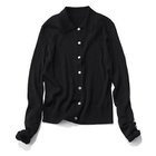 【エムセブンデイズ/M7days】の襟つきリブニット 人気、トレンドファッション・服の通販 founy(ファニー) ファッション Fashion レディースファッション Fashion for Women トップス・カットソー Cut & Sew Tops ニット Knit Tops & Sweaters カーディガン Cardigan, Knitwear トレンド Trend, Trending Now バランス Balance, Style Balance フィット Fit, Slim Fit リブニット Rib Knit, Ribbed Knit ワイド Wide, Wide Fit ワイドリブ Wide Rib, Wide Ribbed Knit 人気 Popular, Best Seller thumbnail ブラック|ID: prp329100004877593 ipo3291000000036385057