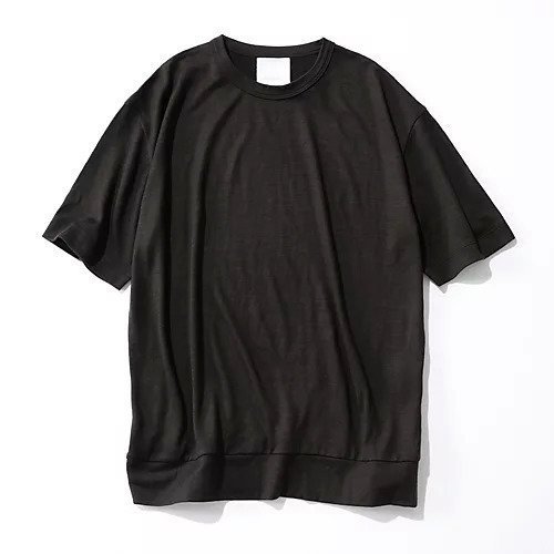 【スローン/SLOANE】の【洗える】ウール天竺ニットTシャツ 人気、トレンドファッション・服の通販 founy(ファニー) 　ファッション　Fashion　レディースファッション　Fashion for Women　トップス・カットソー　Cut & Sew Tops　ニット　Knit Tops & Sweaters　シャツ・ブラウス・オフィスカジュアル　Elegant Blouses & Button-Ups　ロングTシャツ・Tシャツ　Longline T-Shirts & Tees　エレガント 上品　Elegant　洗える　Machine Washable　秋　Autumn　クッション　Cushion, Throw Pillow　抗菌　Antibacterial, Bacteria-Resistant　ストレッチ　Stretch, Stretchy Fabric　とろみ　Fluid, Flowy Fabric　ドレープ　Drape, Draping Fabric　なめらか　Smooth, Silky Texture　バランス　Balance, Style Balance　ボトム　Bottoms, Lower Wear　夏　Summer　other-2|ID: prp329100004877603 ipo3291000000036385125