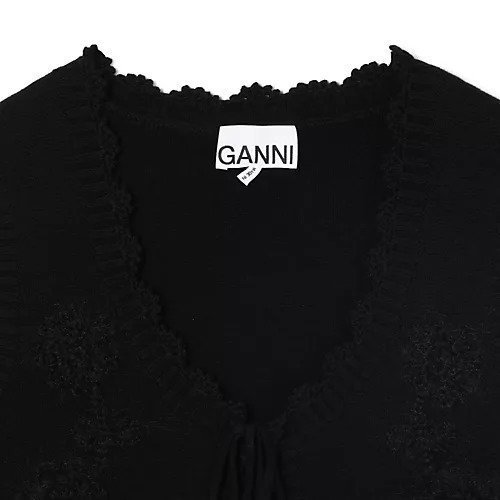 【ガニー/GANNI】のCotton Cashmere Crochet Applique Vest 人気、トレンドファッション・服の通販 founy(ファニー) 　ファッション　Fashion　レディースファッション　Fashion for Women　アウター　Coat / Outerwear Collection　トップス・カットソー　Cut & Sew Tops　ベスト&ジレ / 重ね着スタイル　Vests & Gilets　コンパクト　Compact, Small Size　ノースリーブ　Sleeveless, No-Sleeve　フロント　Front, Front Design　ベスト　Vest, Waistcoat　レース　Lace, Lace Fabric　other-3|ID: prp329100004877609 ipo3291000000036385298