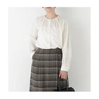 【ヒューマンウーマン/HUMAN WOMAN】のノーカラータックブラウス 人気、トレンドファッション・服の通販 founy(ファニー) ファッション Fashion レディースファッション Fashion for Women トップス・カットソー Cut & Sew Tops シャツ・ブラウス・オフィスカジュアル Elegant Blouses & Button-Ups おすすめ Recommended / Our Picks スタンダード Standard, Basic タイプライター Typewriter Fabric, Crisp Cotton タンブラー Tumbler, Travel Mug ボトム Bottoms, Lower Wear ランダム Random, Irregular ワッシャー Washer, Crinkled Finish thumbnail ホワイト|ID: prp329100004877619 ipo3291000000036385397