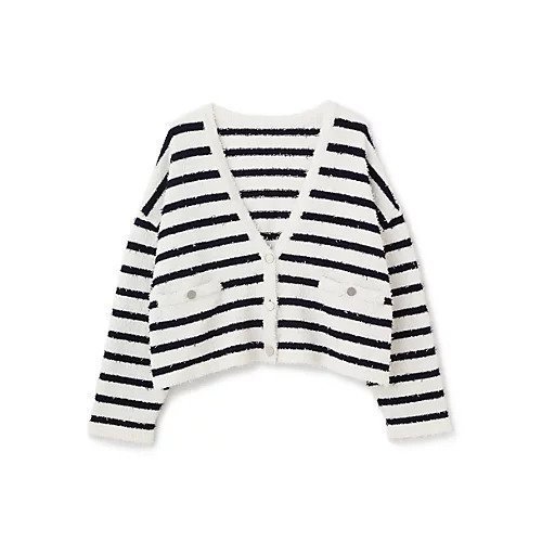 【アドーア/ADORE】のツィーディーボーダーニット 人気、トレンドファッション・服の通販 founy(ファニー) 　ファッション　Fashion　レディースファッション　Fashion for Women　トップス・カットソー　Cut & Sew Tops　ニット　Knit Tops & Sweaters　おすすめ　Recommended / Our Picks　カーディガン　Cardigan, Knitwear　スタンダード　Standard, Basic　ストレッチ　Stretch, Stretchy Fabric　フィット　Fit, Slim Fit　ボトム　Bottoms, Lower Wear　ロング　Long, Long-Length　夏　Summer　春　Spring　S/S・春夏　SS, Spring/Summer, Warm Season　 other-1|ID: prp329100004877624 ipo3291000000036385420