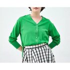 【ノーリーズ/NOLLEY'S】の【一部WEB限定カラー】《手洗い可能》エアリータッチゆったりVネックカーディガン 人気、トレンドファッション・服の通販 founy(ファニー) ファッション Fashion レディースファッション Fashion for Women トップス・カットソー Cut & Sew Tops カーディガン・羽織り Layered Style Cardigans Vネックトップス V-Neck Tops / V-Cut Neckline Shirts 2026年 2026 オレンジ Orange カーディガン Cardigan, Knitwear ベビー Baby, Babywear ベーシック Basic, Essential 夏 Summer 羽織 Haori, Light Jacket thumbnail グリーン|ID: prp329100004877628 ipo3291000000036385445