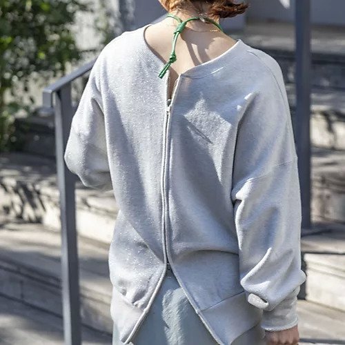 【ノーリーズ/NOLLEY'S】のウォッシャブル2WAYロングジップスウェット 人気、トレンドファッション・服の通販 founy(ファニー) 　ファッション　Fashion　レディースファッション　Fashion for Women　トップス・カットソー　Cut & Sew Tops　レディースパーカー・カジュアルフーディー　Casual Hoodies & Sweatshirts　スウェット・クルーネックトップス　Sweatshirts & Crewnecks / Relaxed Fit Sweat Tops　ウォッシャブル　Machine Washable　スリーブ　Sleeve, Long Sleeve / Short Sleeve　バランス　Balance, Style Balance　マキシ　Maxi, Full Length　無地　Plain, Solid Color　ロング　Long, Long-Length　おすすめ　Recommended / Our Picks　夏　Summer　2026年　2026　other-2|ID: prp329100004877630 ipo3291000000036385460