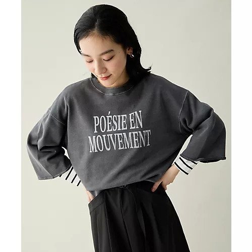 【エニー/ANY】のピグメントロゴスウェット 人気、トレンドファッション・服の通販 founy(ファニー) 　ファッション　Fashion　レディースファッション　Fashion for Women　トップス・カットソー　Cut & Sew Tops　レディースパーカー・カジュアルフーディー　Casual Hoodies & Sweatshirts　スウェット・クルーネックトップス　Sweatshirts & Crewnecks / Relaxed Fit Sweat Tops　アクセサリー　Fashion Accessories　インナー　Innerwear　ショート　Short, Short Length　長袖　Long Sleeve, Full Sleeve　おすすめ　Recommended / Our Picks　other-3|ID: prp329100004877634 ipo3291000000036385492