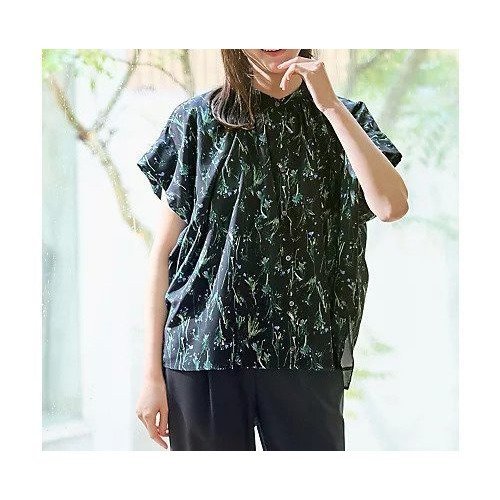 【エニー/ANY】のスクエアプリントシャツ 人気、トレンドファッション・服の通販 founy(ファニー) 　ファッション　Fashion　レディースファッション　Fashion for Women　トップス・カットソー　Cut & Sew Tops　シャツ・ブラウス・オフィスカジュアル　Elegant Blouses & Button-Ups　アニマル　Animal Print　シンプル　Simple, Minimal　デニム　Denim, Jeans Material　エレガント 上品　Elegant　other-3|ID: prp329100004877636 ipo3291000000036385509