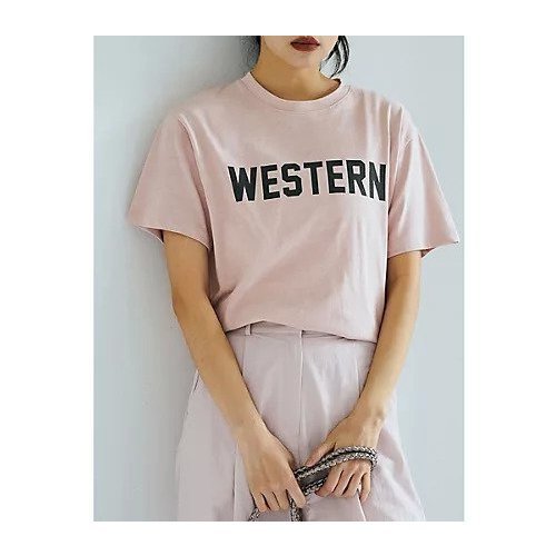 【マージュール/marjour】のWESTERN FADED COLOR TEE インテリア・キッズ・メンズ・レディースファッション・服の通販 founy(ファニー) 　ファッション　Fashion　レディースファッション　Fashion for Women　おすすめ　Recommended / Our Picks　イエロー　Yellow　シンプル　Simple, Minimal　ストレッチ　Stretch, Stretchy Fabric　デニム　Denim, Jeans Material　ポケット　Pocket, Pocket Detail　リラックス　Relax, Relaxed Fit　KUSUMI PINK|ID: prp329100004878011 ipo3291000000036389241