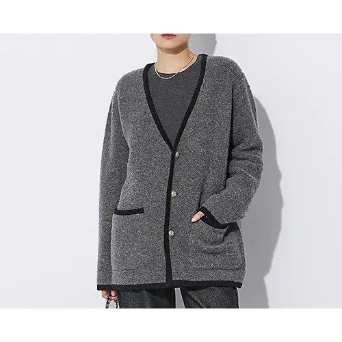 【アダワス/ADAWAS】のLOOP KNITTED JACKET インテリア・キッズ・メンズ・レディースファッション・服の通販 founy(ファニー) ファッション Fashion レディースファッション Fashion for Women アウター Coat / Outerwear Collection レディースジャケット・軽アウター Jackets トップス・カットソー Cut & Sew Tops ニット Knit Tops & Sweaters カーディガン Cardigan, Knitwear ジャケット Jacket, Outerwear ループ Loop, Loop Knit グレー|ID: prp329100004879455 ipo3291000000036409519
