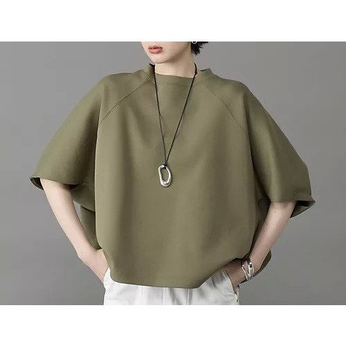 【コグ ザビッグスモーク/COGTHEBIGSMOKE】のスウェットトップス インテリア・キッズ・メンズ・レディースファッション・服の通販 founy(ファニー) 　ファッション　Fashion　レディースファッション　Fashion for Women　トップス・カットソー　Cut & Sew Tops　レディースパーカー・カジュアルフーディー　Casual Hoodies & Sweatshirts　スウェット・クルーネックトップス　Sweatshirts & Crewnecks / Relaxed Fit Sweat Tops　ストレッチ　Stretch, Stretchy Fabric　フォルム　Silhouette, Form　夏　Summer　OLIVE|ID: prp329100004879462 ipo3291000000036409581