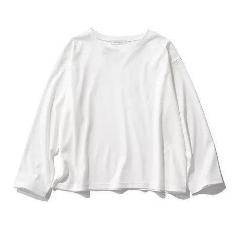 【スアデオ/suadeo】のコンパクトロンT インテリア・キッズ・メンズ・レディースファッション・服の通販 founy(ファニー) ファッション Fashion レディースファッション Fashion for Women トップス・カットソー Cut & Sew Tops ロングTシャツ・Tシャツ Longline T-Shirts & Tees インナー Innerwear シルケット Silket, Silky Cotton エレガント 上品 Elegant 洗える Machine Washable ホワイト|ID: prp329100004879523 ipo3291000000036410032