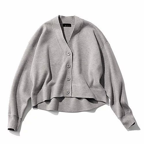 【エムセブンデイズ/M7days】の【東原妙子さんコラボ】着丈が選べるV ネックカーディガン インテリア・キッズ・メンズ・レディースファッション・服の通販 founy(ファニー) ファッション Fashion レディースファッション Fashion for Women トップス・カットソー Cut & Sew Tops カーディガン・羽織り Layered Style Cardigans おすすめ Recommended / Our Picks カーディガン Cardigan, Knitwear コラボ Collaboration, Collab ショート Short, Short Length スウェット / スエット Sweatshirt, Sweatwear レギュラー Regular, Standard Fit 秋 Autumn ライトグレー|ID: prp329100004879527 ipo3291000000036410077