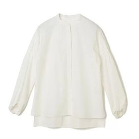 【イーバイエクラ/E by eclat】の袖ピンタックボリュームブラウス 人気、トレンドファッション・服の通販 founy(ファニー) ファッション Fashion レディースファッション Fashion for Women トップス・カットソー Cut & Sew Tops シャツ・ブラウス・オフィスカジュアル Elegant Blouses & Button-Ups ショルダー Shoulder, Shoulder Strap ドロップ Drop Shoulder, Dropped Style バランス Balance, Style Balance ブラウジング Blouson Silhouette, Cinched Waist 洗える Machine Washable |ID:prp329100004879548