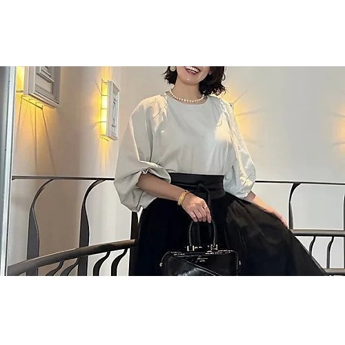 【エクラ/eclat】のビッグスリーブプルオーバー 人気、トレンドファッション・服の通販 founy(ファニー) 　ファッション　Fashion　レディースファッション　Fashion for Women　トップス・カットソー　Cut & Sew Tops　カジュアルプルオーバー・ニットトップス　Pullovers & Knit Tops / Casual Pullovers　エレガント 上品　Elegant　シンプル　Simple, Minimal　フォルム　Silhouette, Form　ボトム　Bottoms, Lower Wear　別注　Limited Edition, Custom Order　洗える　Machine Washable　other-3|ID: prp329100004879551 ipo3291000000036410339