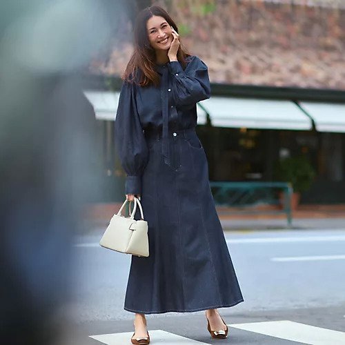 【スアデオ/suadeo】のデニムボウタイブラウス 人気、トレンドファッション・服の通販 founy(ファニー) 　ファッション　Fashion　レディースファッション　Fashion for Women　トップス・カットソー　Cut & Sew Tops　シャツ・ブラウス・オフィスカジュアル　Elegant Blouses & Button-Ups　インナー　Innerwear　エレガント 上品　Elegant　ジャケット　Jacket, Outerwear　デニム　Denim, Jeans Material　バランス　Balance, Style Balance　洗える　Machine Washable　other-3|ID: prp329100004879553 ipo3291000000036410356