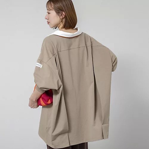 【ノーリーズ/NOLLEY'S】の【MAQWEL/マクウェル】ウォッシャブルBIGラガーシャツ インテリア・キッズ・メンズ・レディースファッション・服の通販 founy(ファニー) 　ファッション　Fashion　レディースファッション　Fashion for Women　トップス・カットソー　Cut & Sew Tops　シャツ・ブラウス・オフィスカジュアル　Elegant Blouses & Button-Ups　2026年　2026　ウォッシャブル　Machine Washable　カットソー　Cut and Sewn Top　クラシック　Classic, Timeless Style　スラックス　Slacks, Dress Pants　デニム　Denim, Jeans Material　バランス　Balance, Style Balance　ボーダー　Border, Stripe　リラックス　Relax, Relaxed Fit　ベージュ|ID: prp329100004879560 ipo3291000000036410440