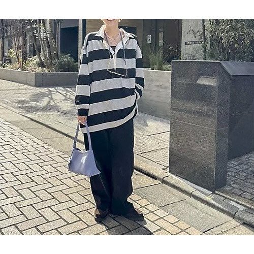 【ノーリーズ/NOLLEY'S】の【MAQWEL/マクウェル】ウォッシャブルBIGラガーシャツ 人気、トレンドファッション・服の通販 founy(ファニー) 　ファッション　Fashion　レディースファッション　Fashion for Women　トップス・カットソー　Cut & Sew Tops　シャツ・ブラウス・オフィスカジュアル　Elegant Blouses & Button-Ups　2026年　2026　ウォッシャブル　Machine Washable　カットソー　Cut and Sewn Top　クラシック　Classic, Timeless Style　スラックス　Slacks, Dress Pants　デニム　Denim, Jeans Material　バランス　Balance, Style Balance　ボーダー　Border, Stripe　リラックス　Relax, Relaxed Fit　other-2|ID: prp329100004879560 ipo3291000000036410445