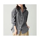 【エニー/ANY】のシアーデニムオーバーシャツ 人気、トレンドファッション・服の通販 founy(ファニー) ファッション Fashion レディースファッション Fashion for Women トップス・カットソー Cut & Sew Tops シャツ・ブラウス・オフィスカジュアル Elegant Blouses & Button-Ups デニム Denim, Jeans Material 夏 Summer 春 Spring S/S・春夏 SS, Spring/Summer, Warm Season 羽織 Haori, Light Jacket thumbnail フェードブラック|ID: prp329100004879576 ipo3291000000036410607