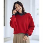 【エニー/ANY】の【8色展開】Vネックデイリーニット レッド|ID: prp329100004879582 ipo3291000000036410691