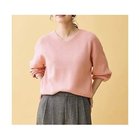 【エニー/ANY】の【8色展開】Vネックデイリーニット ピンク|ID: prp329100004879582 ipo3291000000036410694