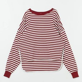 【ザシンゾーン/THE Shinzone】のFRENCH STRIPED LONGSLEEVE TEE 人気、トレンドファッション・服の通販 founy(ファニー) ファッション Fashion レディースファッション Fashion for Women トップス・カットソー Cut & Sew Tops スリット Slit, Slit Detail ビッグ Big, Oversized ボーダー Border, Stripe ルーズ Loose, Oversized 洗える Machine Washable |ID:prp329100004879586