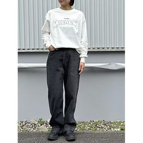 【サードマガジン/THIRD MAGAZINE】の【HPS別注】バブルロゴ ロンTEE 人気、トレンドファッション・服の通販 founy(ファニー) 　ファッション　Fashion　レディースファッション　Fashion for Women　トップス・カットソー　Cut & Sew Tops　ロングTシャツ・Tシャツ　Longline T-Shirts & Tees　シルバー　Silver, Metallic Silver　スリーブ　Sleeve, Long Sleeve / Short Sleeve　モチーフ　Motif, Design Theme　ロング　Long, Long-Length　人気　Popular, Best Seller　別注　Limited Edition, Custom Order　洗える　Machine Washable　other-3|ID: prp329100004879601 ipo3291000000036410897