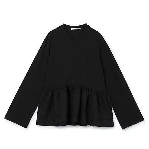【セシリー バンセン/CECILIE BAHNSEN】のAUDREY T-SHIRT JERSEY 人気、トレンドファッション・服の通販 founy(ファニー) ファッション Fashion レディースファッション Fashion for Women トップス・カットソー Cut & Sew Tops シャツ・ブラウス・オフィスカジュアル Elegant Blouses & Button-Ups ロングTシャツ・Tシャツ Longline T-Shirts & Tees 2025年 2025 2025-2026秋冬・A/W Autumn/Winter 2025–26 AW25–26 ドレス Dress, One-Piece バランス Balance, Style Balance フィット Fit, Slim Fit プリーツ Pleats, Pleated ペプラム Peplum, Flared Hem 洗える Machine Washable other-1|ID: prp329100004879607 ipo3291000000036410944