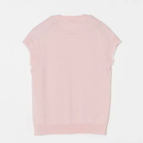 【スローン/SLOANE】の14G天竺 ウールxコットン フリンジフレンチスリーブ 人気、トレンドファッション・服の通販 founy(ファニー) 　ファッション　Fashion　レディースファッション　Fashion for Women　カーディガン　Cardigan, Knitwear　ショルダー　Shoulder, Shoulder Strap　スリーブ　Sleeve, Long Sleeve / Short Sleeve　フリンジ　Fringe, Tassel　フレンチ　French, French Style　エレガント 上品　Elegant　別注　Limited Edition, Custom Order　春　Spring　other-3|ID: prp329100004879643 ipo3291000000036411395