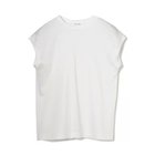 【イーバイエクラ/E by eclat】のフレンチスリーブTシャツ 人気、トレンドファッション・服の通販 founy(ファニー) ファッション Fashion レディースファッション Fashion for Women トップス・カットソー Cut & Sew Tops シャツ・ブラウス・オフィスカジュアル Elegant Blouses & Button-Ups ロングTシャツ・Tシャツ Longline T-Shirts & Tees スリーブ Sleeve, Long Sleeve / Short Sleeve フェミニン Feminine, Girly フレンチ French, French Style 半袖 Short Sleeve, Half Sleeve 洗える Machine Washable thumbnail ホワイト|ID: prp329100004879650 ipo3291000000036411513