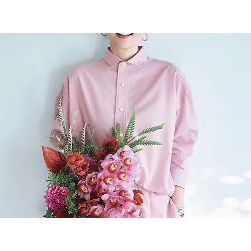 【ティッカ/TICCA】の【五明祐子さんコラボ】【洗える】TWスクエアビッグシャツUNI 人気、トレンドファッション・服の通販 founy(ファニー) 　ファッション　Fashion　レディースファッション　Fashion for Women　トップス・カットソー　Cut & Sew Tops　シャツ・ブラウス・オフィスカジュアル　Elegant Blouses & Button-Ups　コラボ　Collaboration, Collab　コンパクト　Compact, Small Size　バランス　Balance, Style Balance　エレガント 上品　Elegant　別注　Limited Edition, Custom Order　洗える　Machine Washable　other-3|ID: prp329100004879654 ipo3291000000036411622