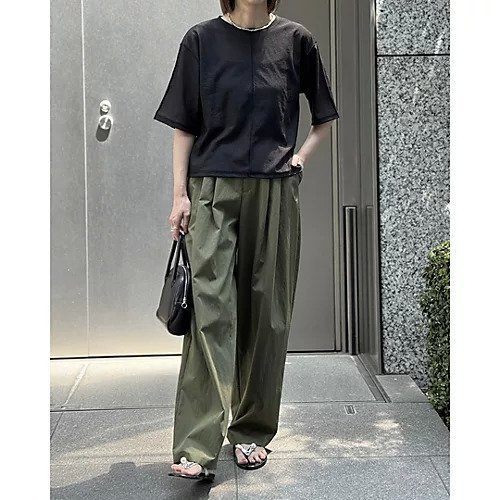 【スアデオ/suadeo】のシアー切替ワイドTシャツ 大人の最旬トレンドファッション＆コーディネート founy(ファウニー) 　ファッション　Fashion　レディースファッション　Fashion for Women　トップス・カットソー　Cut & Sew Tops　シャツ・ブラウス・オフィスカジュアル　Elegant Blouses & Button-Ups　ロングTシャツ・Tシャツ　Longline T-Shirts & Tees　オーガンジー　Organza Fabric　カットソー　Cut and Sewn Top　シアー　Sheer, See-Through　ストレッチ　Stretch, Stretchy Fabric　ビンテージ　Vintage, Retro Style　ワイド　Wide, Wide Fit　切替　Switching, Contrast Panel　洗える　Machine Washable　other-3|ID: prp329100004879677 ipo3291000000037252774