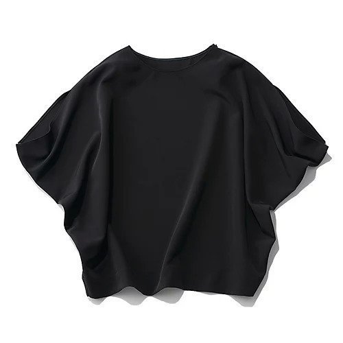 【エムセブンデイズ/M7days】のとろみ細見えスリットトップス インテリア・キッズ・メンズ・レディースファッション・服の通販 founy(ファウニー) 　ファッション　Fashion　レディースファッション　Fashion for Women　トップス・カットソー　Cut & Sew Tops　とろみ　Fluid, Flowy Fabric　オケージョン　Occasion Wear　スリット　Slit, Slit Detail　セットアップ　Set-Up, Coordinated Outfit　人気　Popular, Best Seller　ビジネス 仕事 通勤　Business / Work / Commuting　洗える　Machine Washable　ブラック|ID: prp329100004879688 ipo3291000000037245339