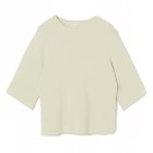 【ブリル/BRILL】の五分袖ニットプルオーバー ベージュ|ID: prp329100004879727 ipo3291000000036412214